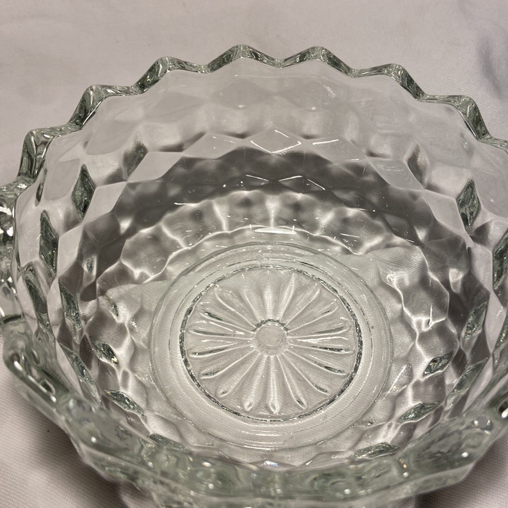 Vintage Fostoria Candy Dish with Lid American Clear (Stem 2056) - Picture 6 of 15